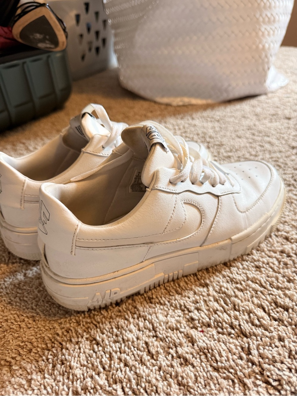 Nike White Low-Top Sneakers
